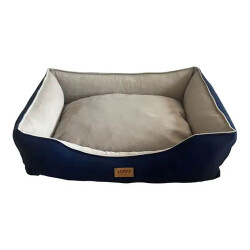 Lepus Dolce Premium Kedi ve Köpek Yatağı Mavi Medium - Lepus