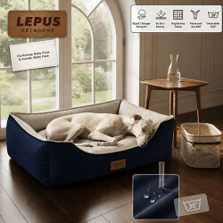 Lepus Dolce Premium Kedi ve Köpek Yatağı Mavi Small - 3