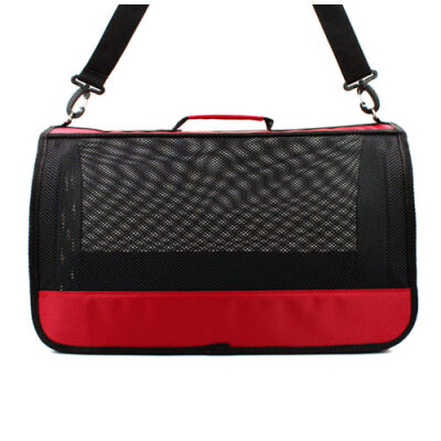 Lepus Kedi Köpek Çantası Mesh Bag Kırmızı 28x45x28 Cm - 2