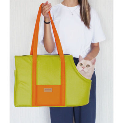 Lepus Sling Bag Köpek Taşıma Çantası Bordo 25x47x32 Cm - 2