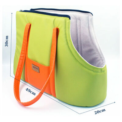 Lepus Sling Bag Köpek Taşıma Çantası Bordo 25x47x32 Cm - 3