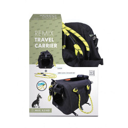 M-Pets 2in1 Remix Omuz Kemerli Kedi ve Küçük Irk Köpek Taşıma Çantası Sarı Siyah 41x28x28 Cm - 2