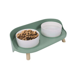M-Pets Altitude Standlı Mama Kabı 2x450 Ml - M-Pets