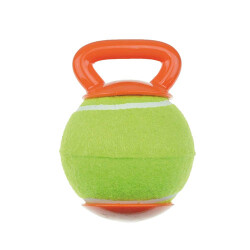 M-Pets Baggy Tutmalı Tenis Topu Köpek Oyuncağı Yeşil 18,4x12,7x12,7 Cm - M-Pets