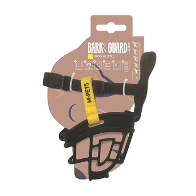 M-Pets Bark Guard Köpek Ağızlığı Sarı Siyah Small 16x13x4 Cm - 1