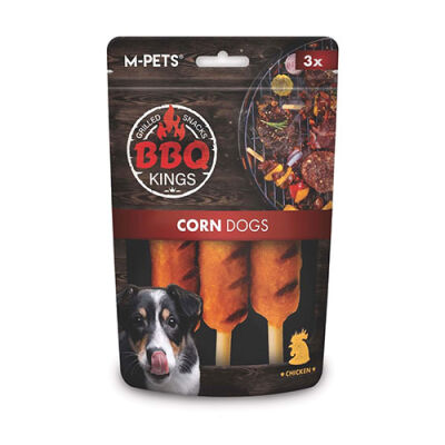 M-Pets Bbq Kings Corn Dogs Tavuklu Köpek Ödül Maması 90 Gr - 1