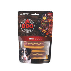 M-Pets Bbq Kings Hot Dogs Tavuklu Köpek Ödül Maması 135 Gr - 1