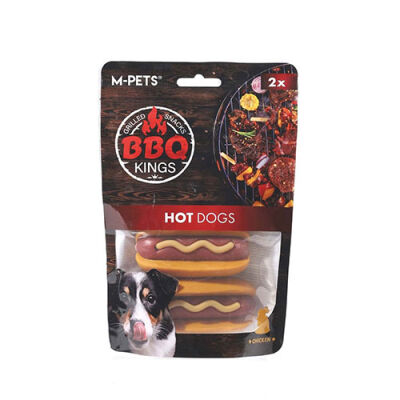 M-Pets Bbq Kings Hot Dogs Tavuklu Köpek Ödül Maması 135 Gr - 1