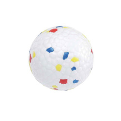 M-Pets Bloom Ball Parçalanmaz Top Köpek Oyuncağı Beyaz 5,5 Cm - 2