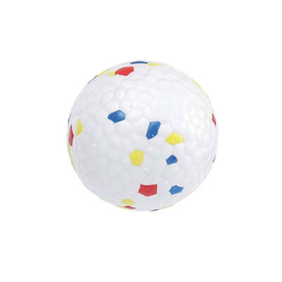 M-Pets Bloom Ball Parçalanmaz Top Köpek Oyuncağı Beyaz 5,5 Cm - 2