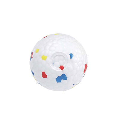 M-Pets Bloom Ball Parçalanmaz Top Köpek Oyuncağı Beyaz 5,5 Cm - 3