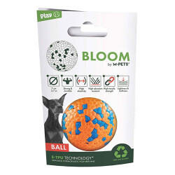 M-Pets Bloom Ball Parçalanmaz Top Köpek Oyuncağı Turuncu 7 Cm - M-Pets