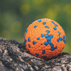 M-Pets Bloom Ball Parçalanmaz Top Köpek Oyuncağı Turuncu 7 Cm - 3