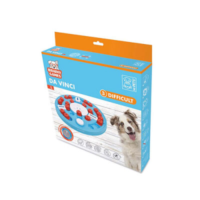 M-Pets Brainy Games Da Vinci Puzzle 3.Seviye Köpek Eğitim Oyuncağı 34,9x5,6 Cm - 1