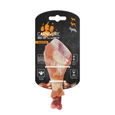 M-Pets Carnivore But Şeklinde Pastırma Aromalı Kemik Köpek Oyuncağı 12,4x6,1x3,5 Cm - 1