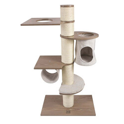 M-Pets Catelite Leonardo Tırmalama Tahtalı Kedi Ağacı 68x40x127 Cm - 2