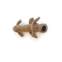 M-Pets Charly Peluş Köpek Oyuncağı Kahverengi 32x17x9 Cm - 2