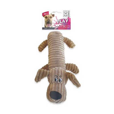 M-Pets Charly Peluş Köpek Oyuncağı Kahverengi 32x17x9 Cm - 1