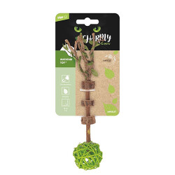 M-Pets Charmy Amulet Yeşil Matatabili Kedi Oyuncağı 18 cm - M-Pets