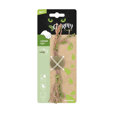 M-Pets Charmy Brancy Yeşil Catnipli Kedi Oyuncağı 18 cm - 1