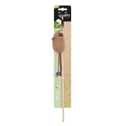 M-Pets Charmy Catnip ve Matatabili Fare Olta Kedi Oyuncağı Kahverengi 17x6x3 Cm - M-Pets