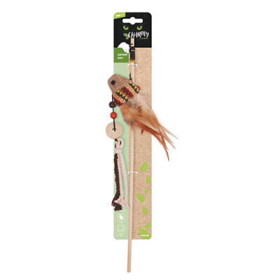 M-Pets Charmy Catnip ve Sardine Olta Kedi Oyuncağı Kahverengi 17x6x3 Cm - 1