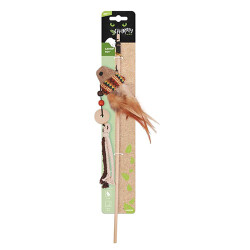 M-Pets Charmy Catnip ve Sardine Olta Kedi Oyuncağı Kahverengi 17x6x3 Cm - M-Pets