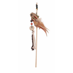 M-Pets Charmy Catnip ve Sardine Olta Kedi Oyuncağı Kahverengi 17x6x3 Cm - 2