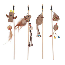 M-Pets Charmy Catnip ve Sardine Olta Kedi Oyuncağı Kahverengi 17x6x3 Cm - 3