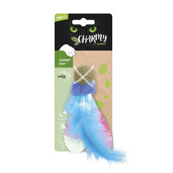 M-Pets Charmy Firefly Mavi Catnipli Kedi Oyuncağı 13 cm - M-Pets