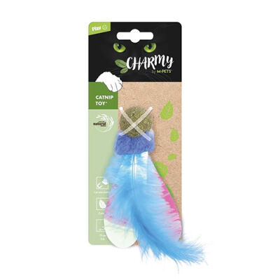 M-Pets Charmy Firefly Mavi Catnipli Kedi Oyuncağı 13 cm - 1