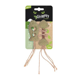 M-Pets Charmy Fishes Balık Şeklinde Catnipli Kedi Oyuncağı 2'li 16 cm - M-Pets