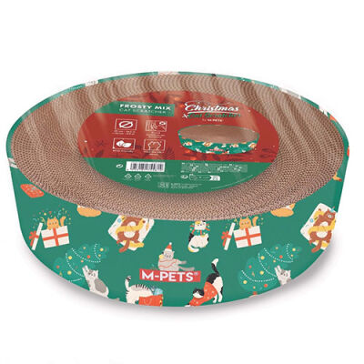 M-Pets Christmas Frosty Mix Kedi Tırmalama Kartonu 41x10 Cm - 1