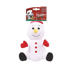 M-Pets Christmas Frosty Noel Kardan Adam Köpek Oyuncağı 24x19x13cm - M-Pets
