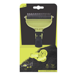 M-Pets Click & Groom Kıtık Açıcı Kedi ve Köpek Tarağı Large 13x7x7 Cm - M-Pets
