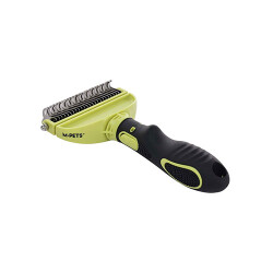 M-Pets Click & Groom Kıtık Açıcı Kedi ve Köpek Tarağı Large 13x7x7 Cm - 3