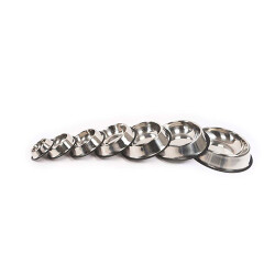 M-Pets Crock Paslanmaz Çelik Kedi ve Köpek Mama ve Su Kabı Large 25,5x5,4 Cm 910 Ml - 3