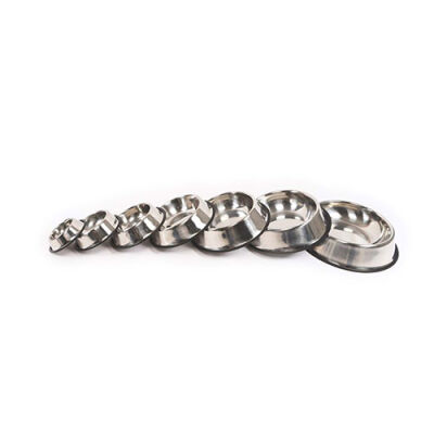 M-Pets Crock Paslanmaz Çelik Kedi ve Köpek Mama ve Su Kabı Large 25,5x5,4 Cm 910 Ml - 3