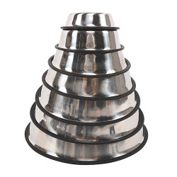 M-Pets Crock Paslanmaz Çelik Kedi ve Köpek Mama ve Su Kabı Large 25,5x5,4 Cm 910 Ml - 2