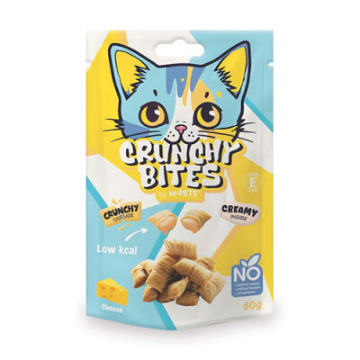 M-Pets Crunchy Bites Peynirli Kedi Ödül Maması 60 Gr - 1