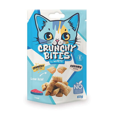 M-Pets Crunchy Bites Ton Balıklı Kedi Ödül Maması 60 Gr - 1