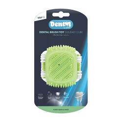 M-Pets Dental Squeaky Cube Diş Fırçalı Köpek Oyuncağı 7,9x7,5x7 Cm - M-Pets