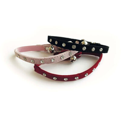 M-Pets Diamonds Zilli Kedi Boyun Tasması Karışık Renkli 30 Cm - 2