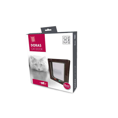 M-Pets Doras 4 Yönlü Kedi Kapısı Karışık Renkli 25x23,3 Cm - 1