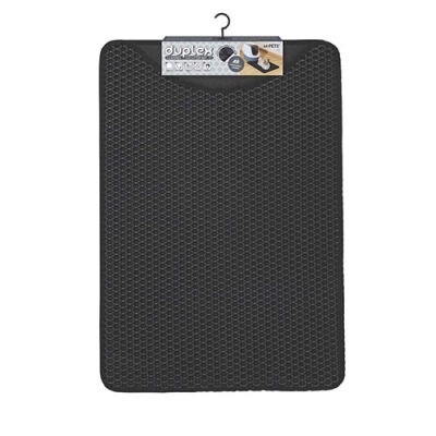 M-Pets Duplex Elekli Kedi Kumu Paspası Siyah 45x65 Cm - 1