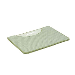 M-Pets Duplex Elekli Kedi Kumu Paspası Yeşil 60x45 Cm - 2