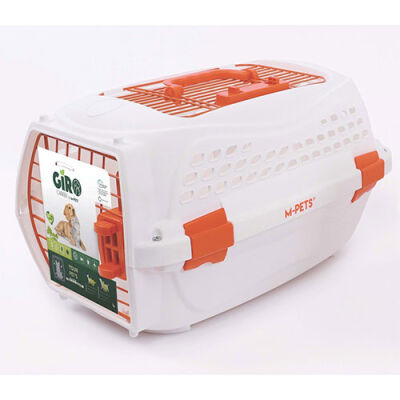 M-Pets Eco Giro Carrier Köpek Taşıma Çantası Turuncu Beyaz 51,6x32,7x29,6 Cm - 1