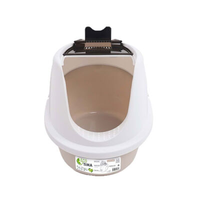 M-Pets Eco Tima Kapalı Kedi Tuvaleti Kum Beji 40x38x53 Cm - 1