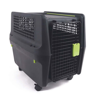 M-Pets Eco Trek IATA Tekerlekli Köpek Taşıma Kafesi L 91,5 x 63 x 66,6 cm - 2