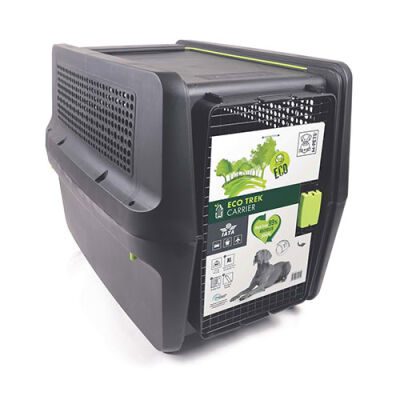M-Pets Eco Trek IATA Tekerlekli Köpek Taşıma Kafesi XL 106,7 x 76,2 x 78,2 cm - 1